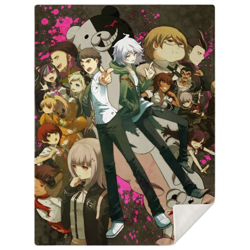 Danganronpa Microfleece Blanket #16 M Premium - Aop