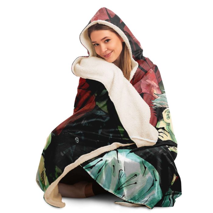 Jujutsu Kaisen Hooded Blanket #04 - Aop
