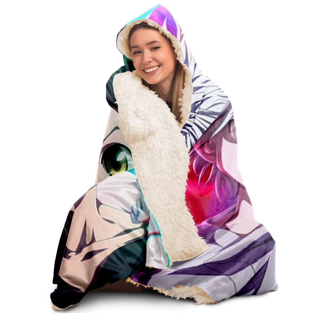 Killua Zoldyck & Gon Freecss Friends Hooded Blanket - Aop