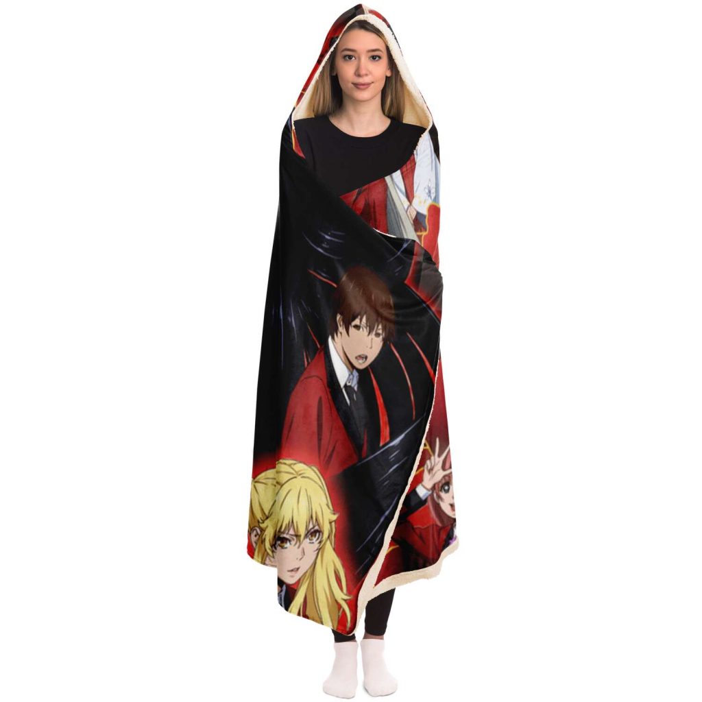 Kakegurui Hooded Blanket #09 - Aop