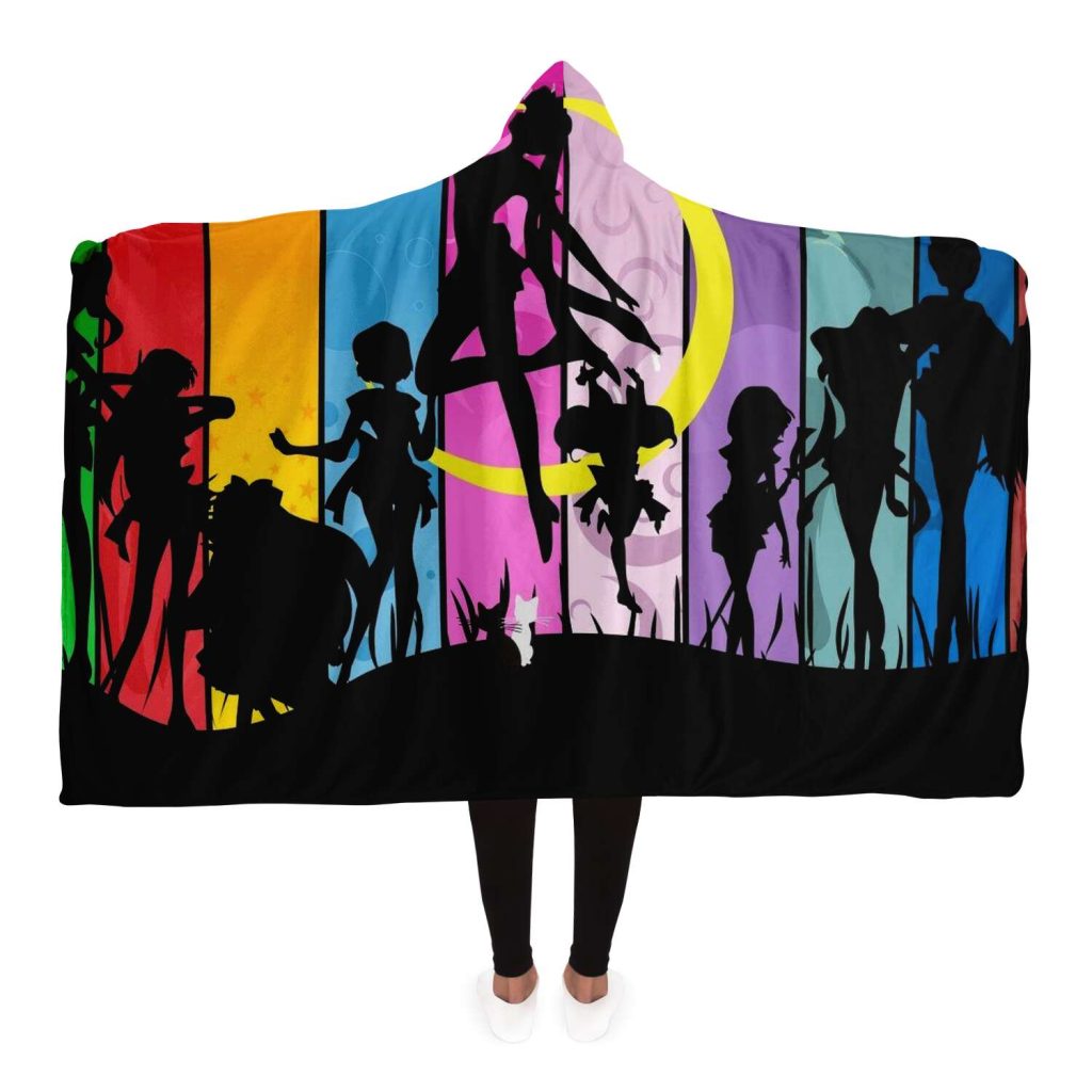 Sailor Moon Hooded Blanket #11 Adult / Premium Sherpa - Aop