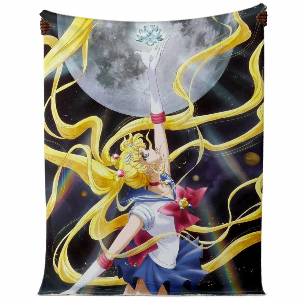 Sailor Moon Microfleece Blanket #10 Premium - Aop