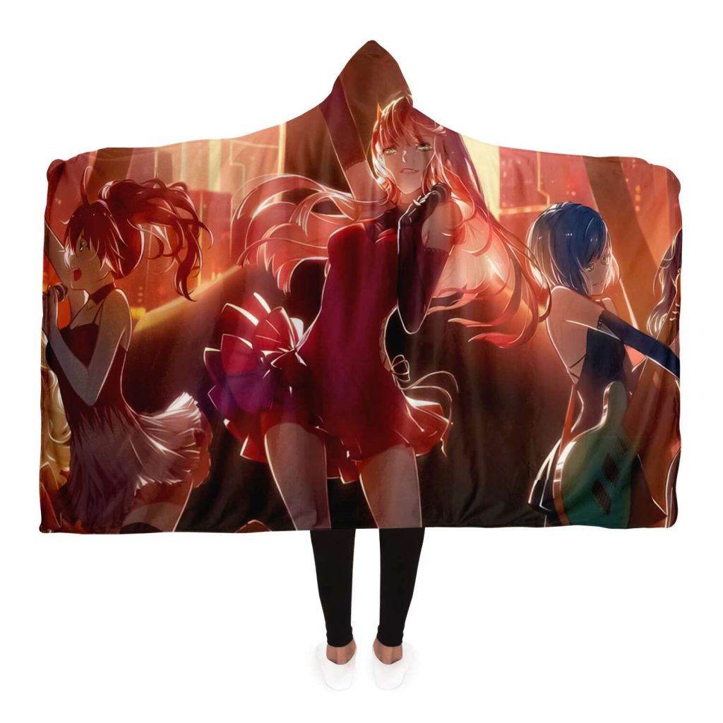 Darling In The Franxx Hooded Blanket #05 Adult / Premium Sherpa - Aop