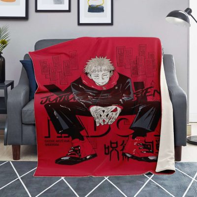 Jujutsu Kaisen Microfleece Blanket #04 Premium Microfleece - Aop