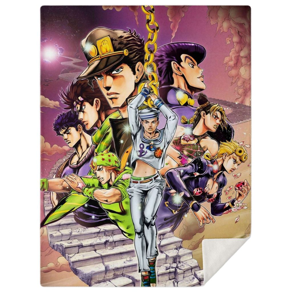 Jjba Microfleece Blanket #02 M Premium - Aop