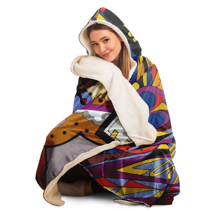 Jjba Hooded Blanket #06 - Aop