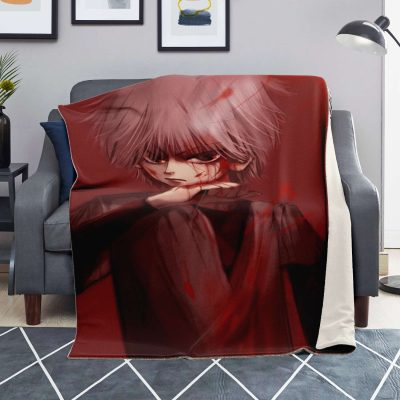 Killua Zoldyck Blood 3D Blanket Premium Microfleece - Aop