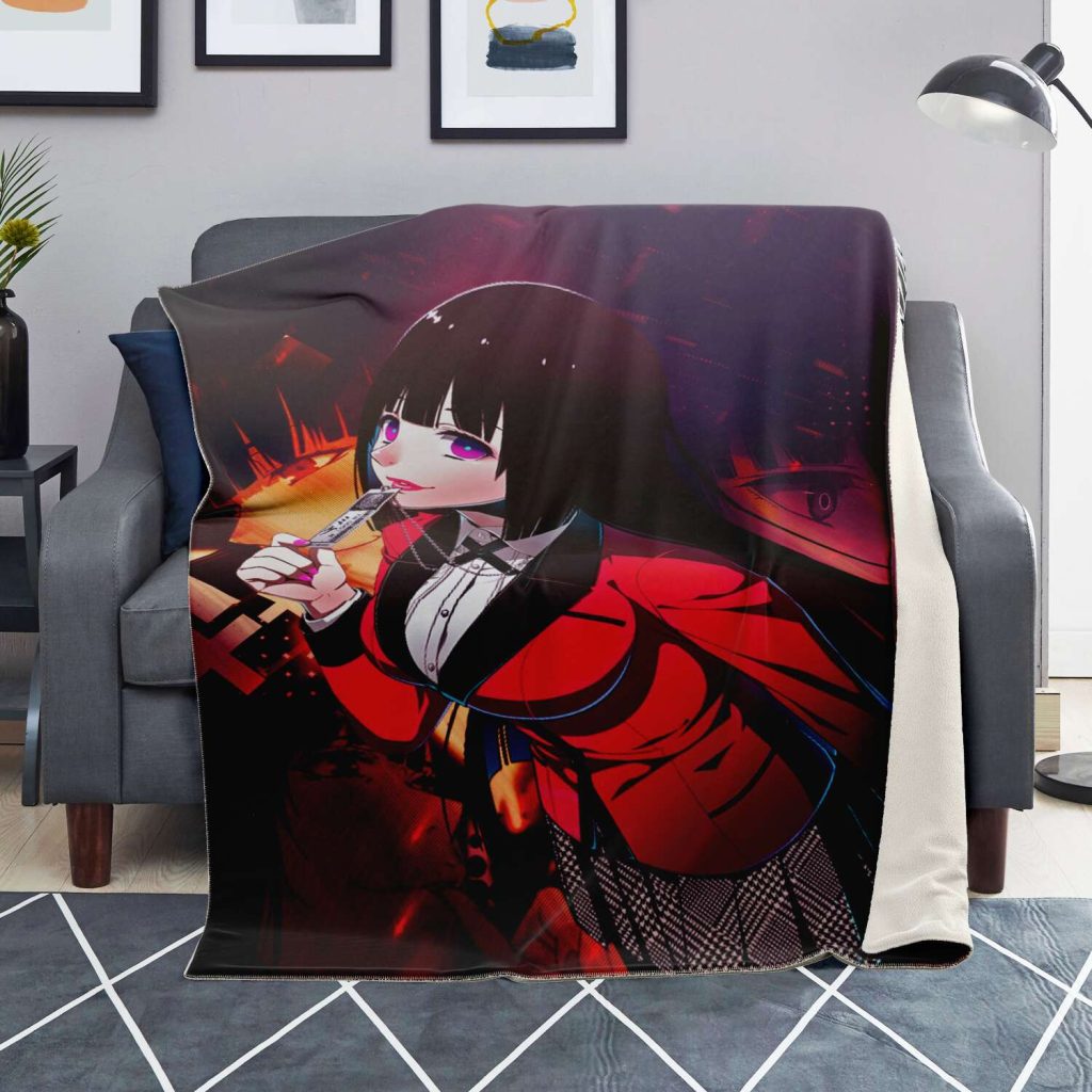 Kakegurui Microfleece Blanket #07 Premium - Aop