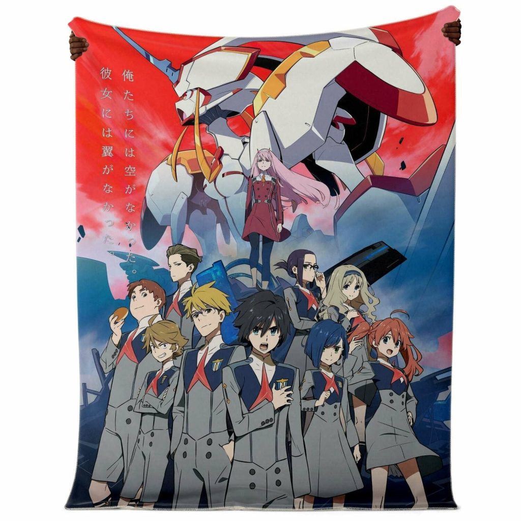 Darling In The Franxx Microfleece Blanket #05 Premium - Aop