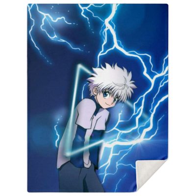 Killua Zoldyck 3D Blanket M Premium Microfleece - Aop