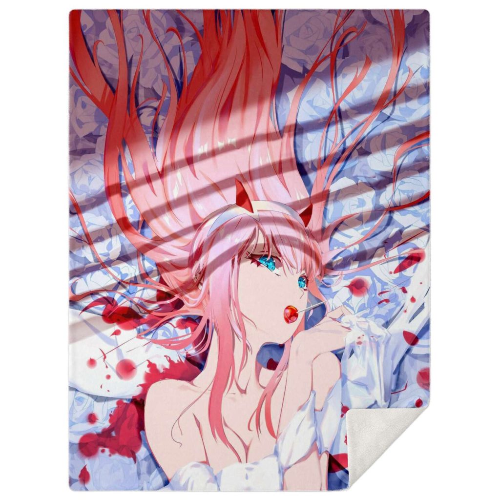 Darling In The Franxx Microfleece Blanket #02 M Premium - Aop