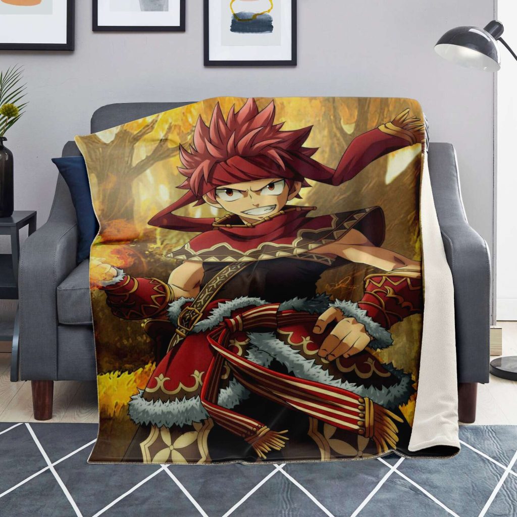 Fairy Tail Microfleece Blanket #02 Premium - Aop