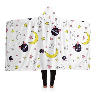 Sailor Moon Hooded Blanket #10 Adult / Premium Sherpa - Aop