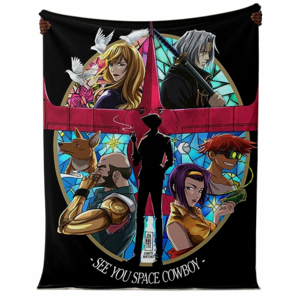 Cowboy Bebop Microfleece Blanket #05 Premium Microfleece - Aop