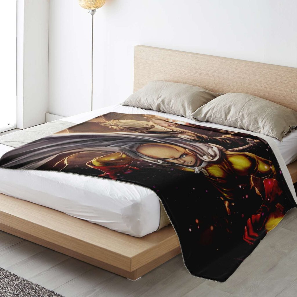 One Punch Man Microfleece Blanket #07 Premium - Aop