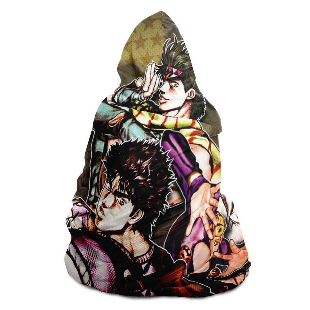 Jjba Hooded Blanket #07 - Aop