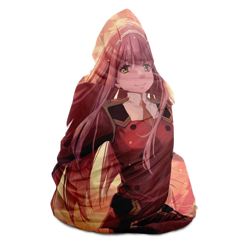 Darling In The Franxx Hooded Blanket #09 - Aop