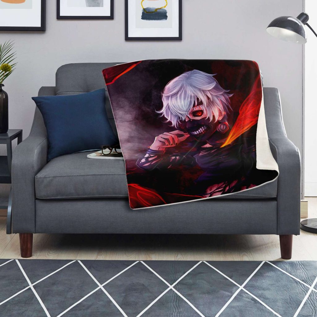 Tokyo Ghoul Microfleece Blanket #01 Premium - Aop