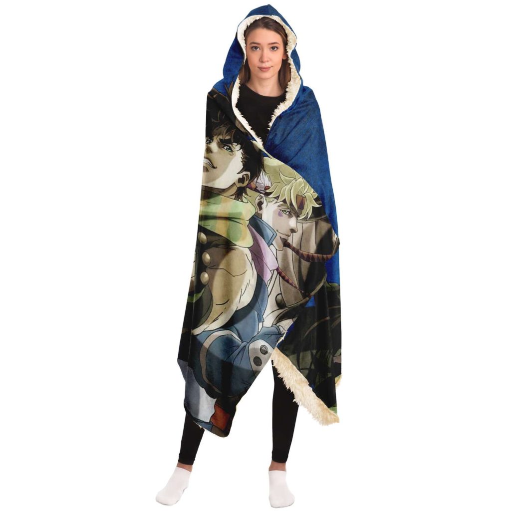 Jjba Hooded Blanket #08 - Aop