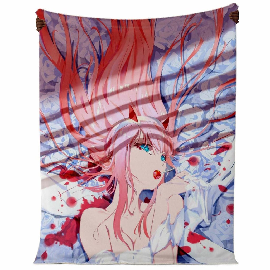 Darling In The Franxx Microfleece Blanket #02 Premium - Aop