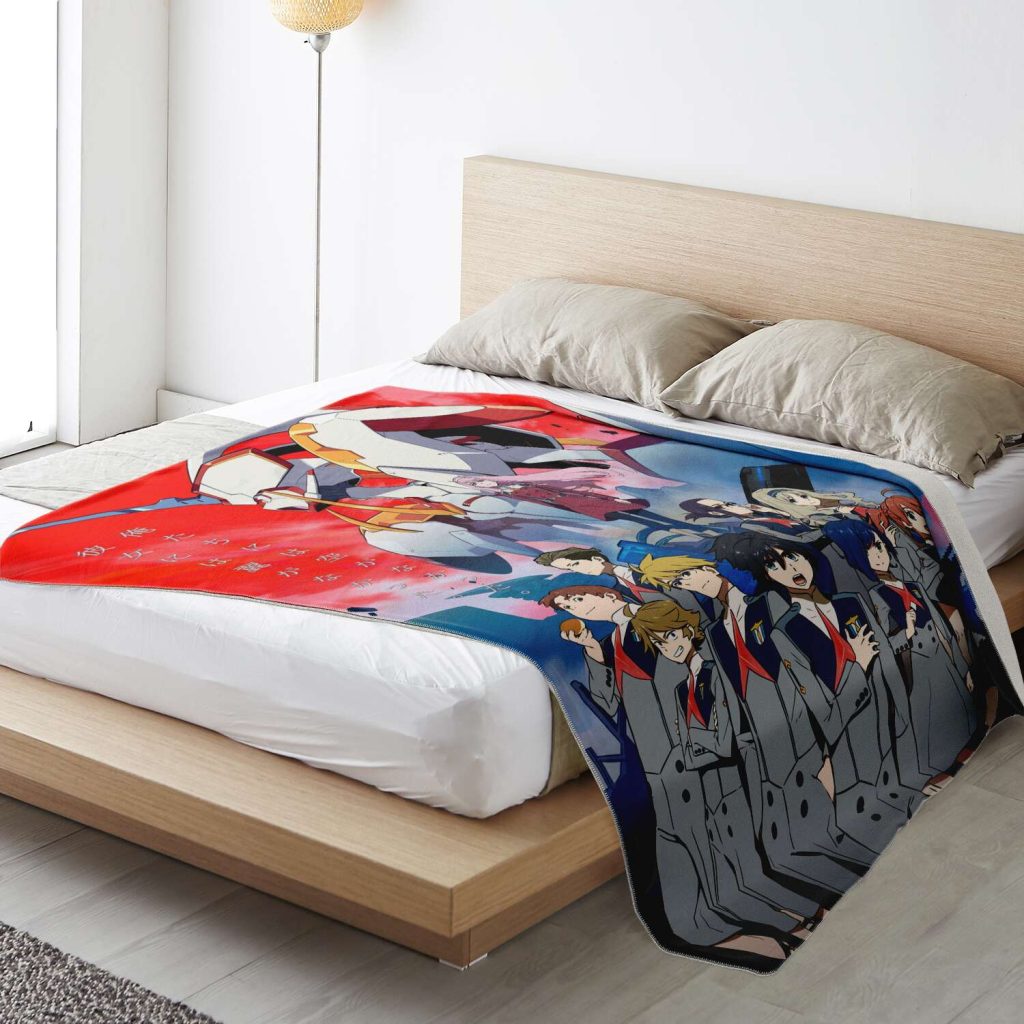 Darling In The Franxx Microfleece Blanket #05 Premium - Aop