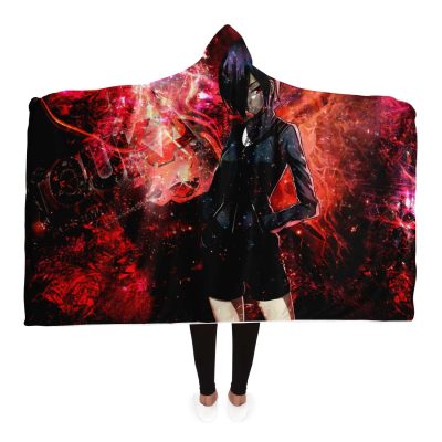 Tokyo Ghoul Hooded Blanket #09 Adult / Premium Sherpa - Aop