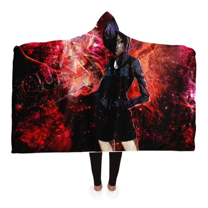 Tokyo Ghoul Hooded Blanket #09 Adult / Premium Sherpa - Aop