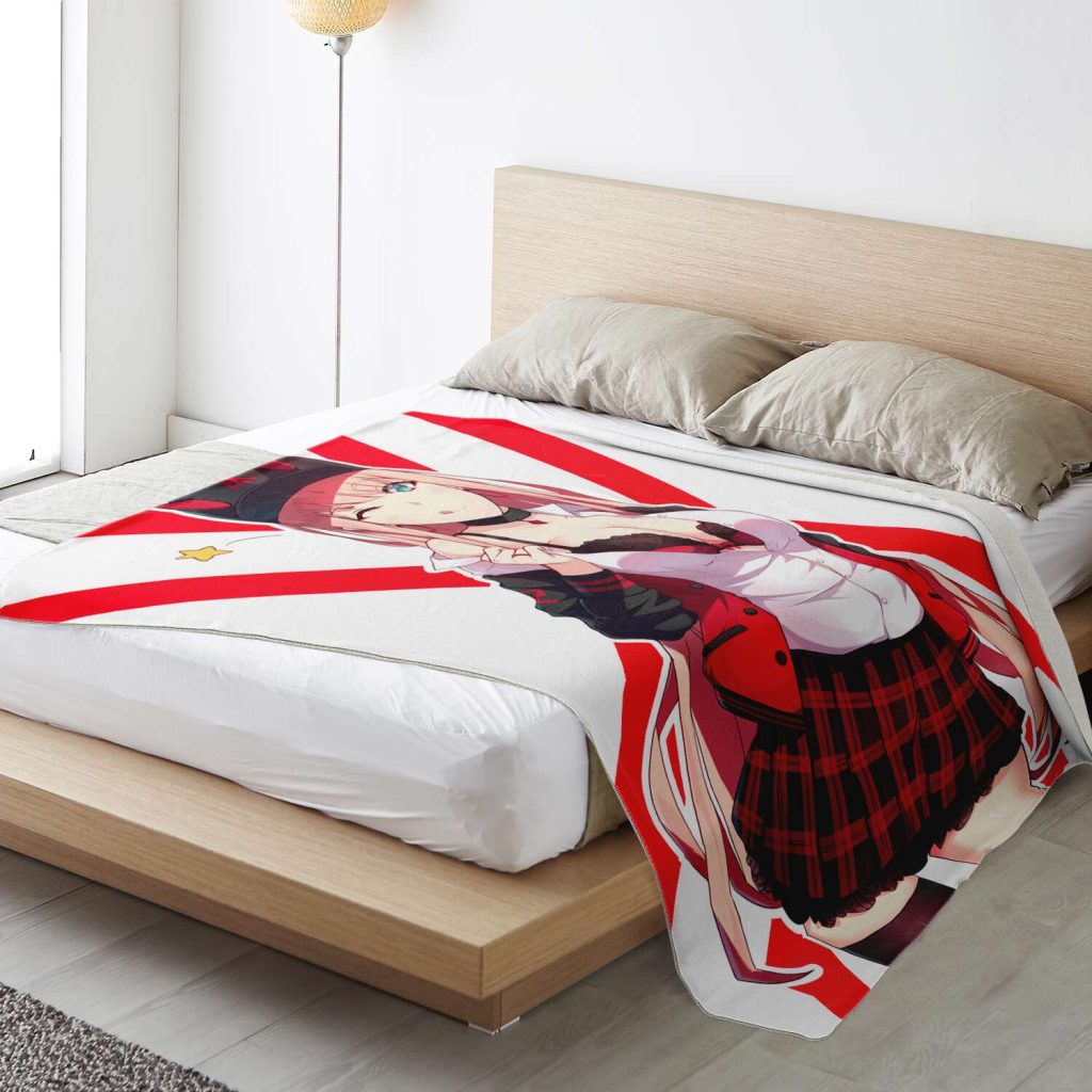 Darling In The Franxx Microfleece Blanket #07 Premium - Aop