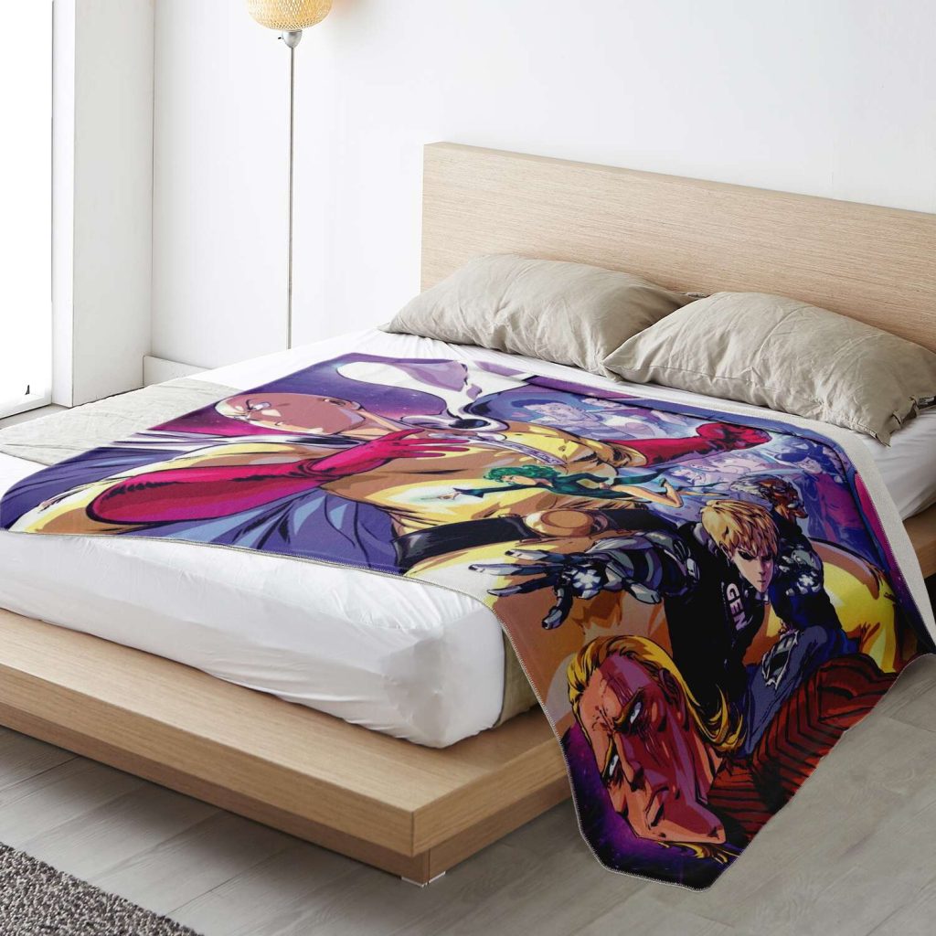 One Punch Man Microfleece Blanket #04 Premium - Aop