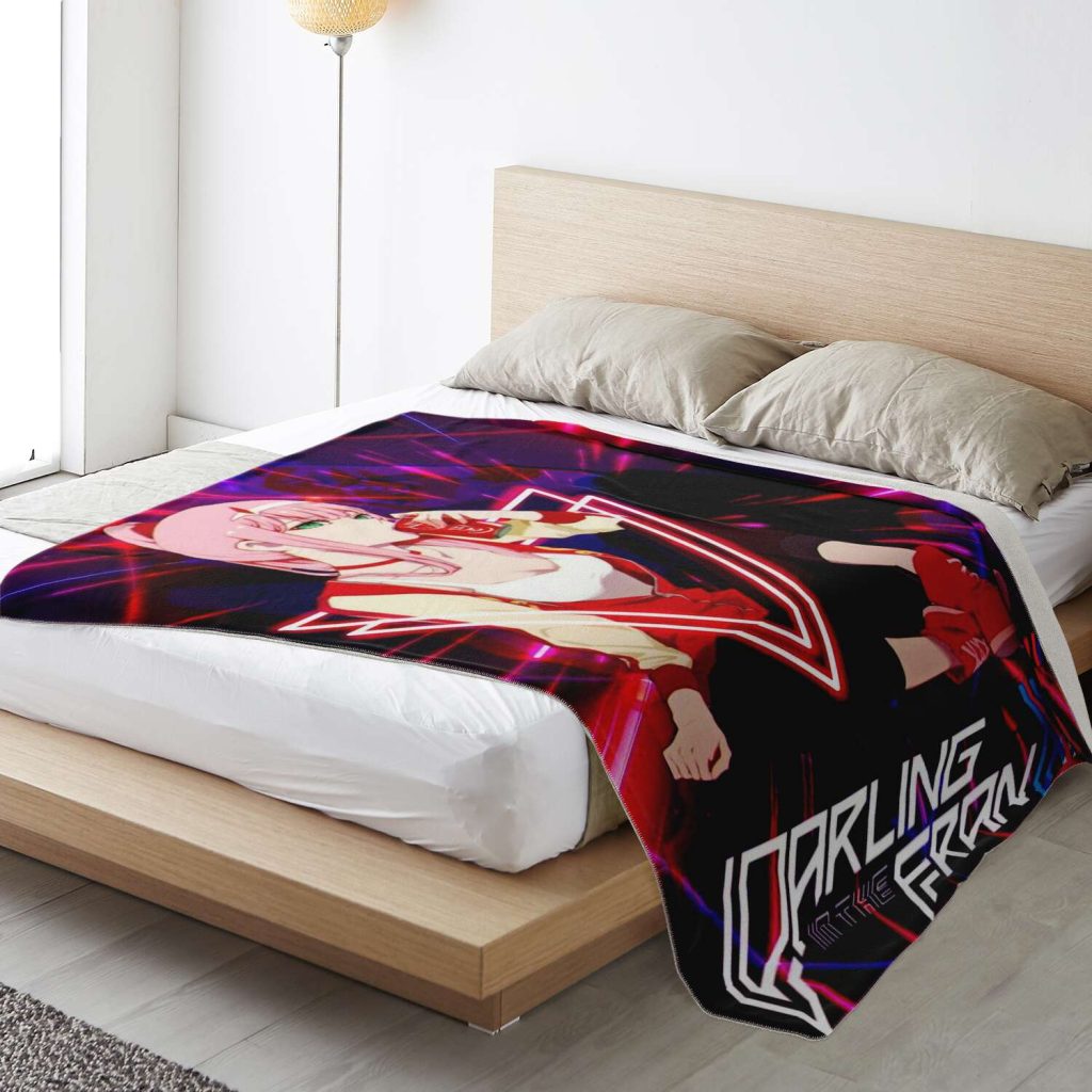 Darling In The Franxx Microfleece Blanket #10 Premium - Aop