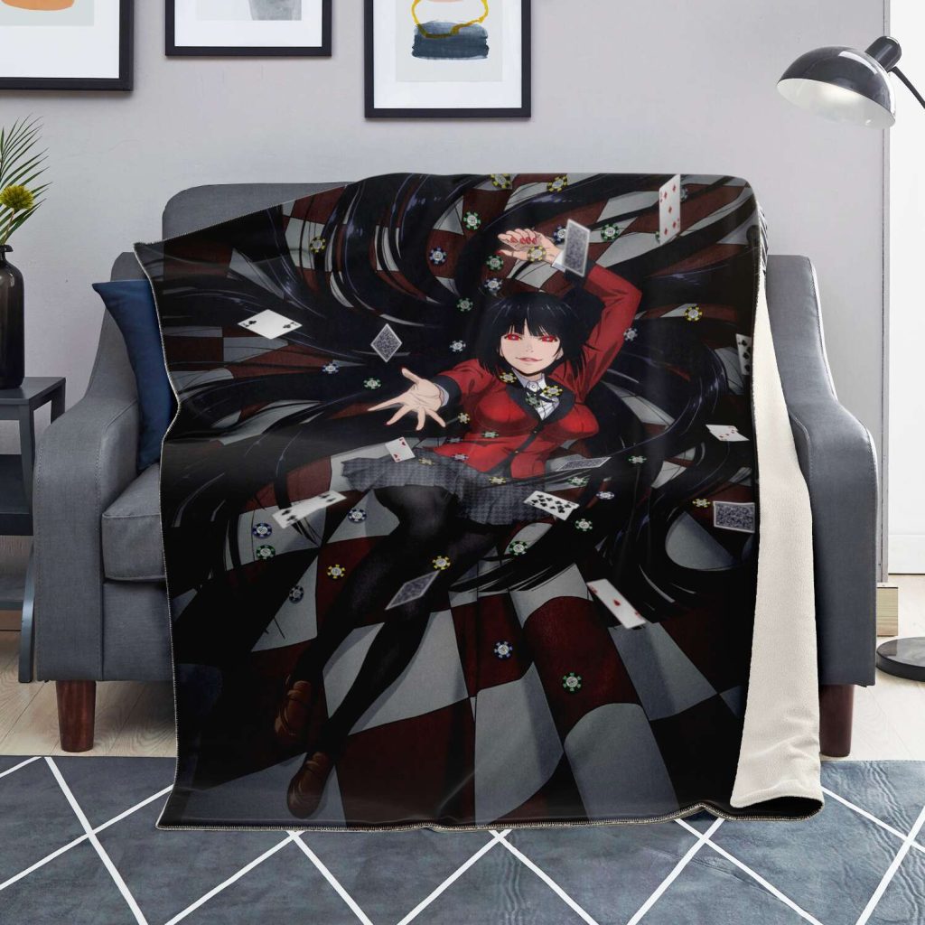 Kakegurui Microfleece Blanket #02 Premium - Aop