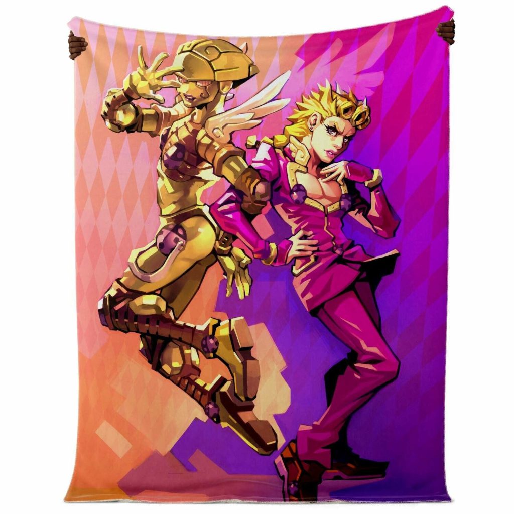 Jjba Microfleece Blanket #07 Premium Blanket - Aop