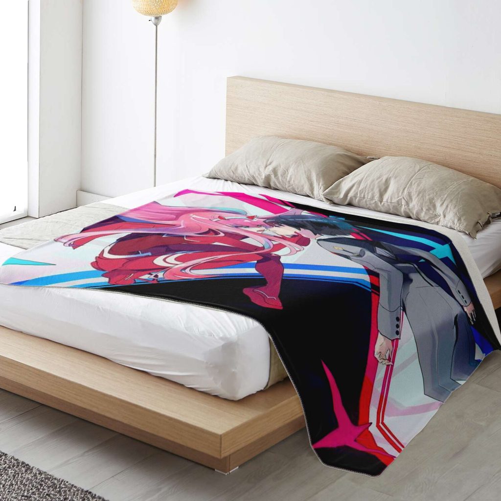 Darling In The Franxx Microfleece Blanket #09 Premium - Aop