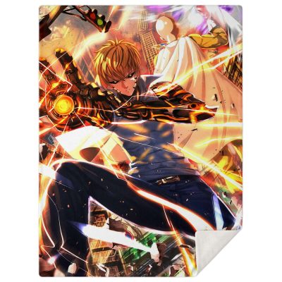 One Punch Man Microfleece Blanket #03 M Premium - Aop