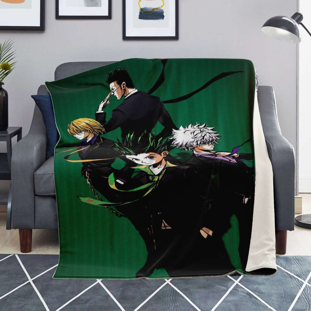 Hxh Character Microfleece Blanket 3D Design Hxh03 Premium - Aop