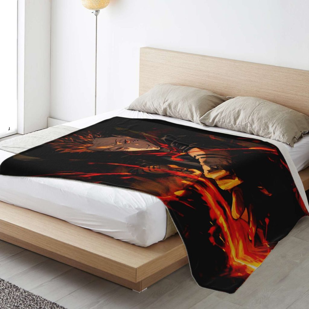 Jujutsu Kaisen Microfleece Blanket #01 Premium Microfleece - Aop