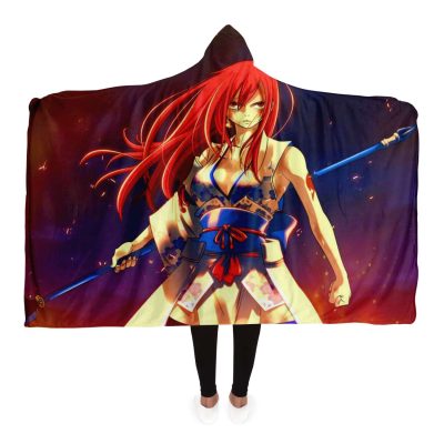 Fairy Tail Hooded Blanket #02 Adult / Premium Sherpa - Aop