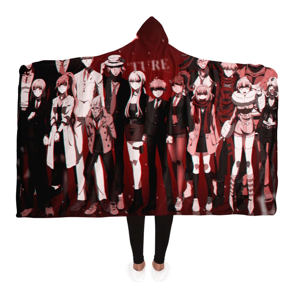 Danganronpa Hooded Blanket #08 Adult / Premium Sherpa - Aop