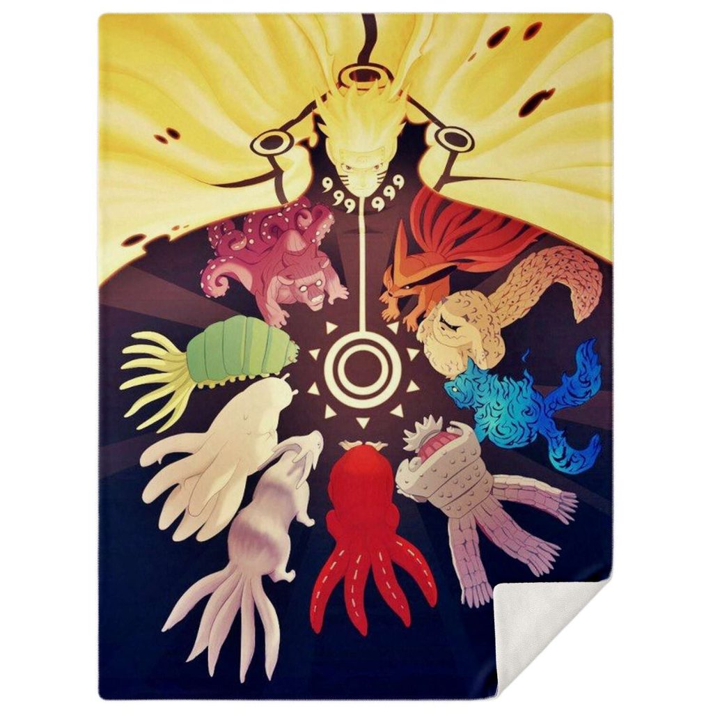 Naruto Microfleece Blanket #05 M Premium - Aop