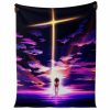 Evangelion Angel Sky Blanket Premium Microfleece - Aop
