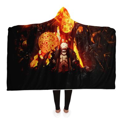 Naruto Hooded Blanket #10 Adult / Premium Sherpa - Aop