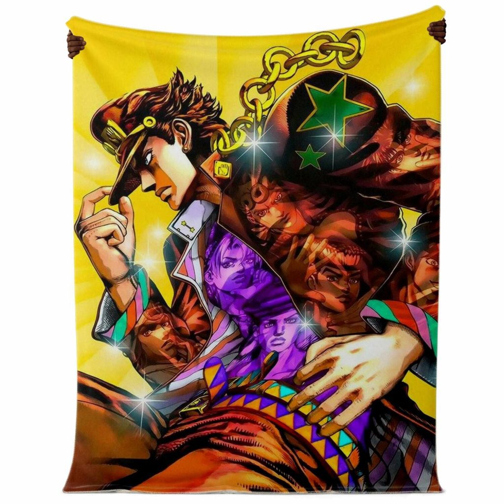 Jjba Microfleece Blanket #05 Premium Blanket - Aop