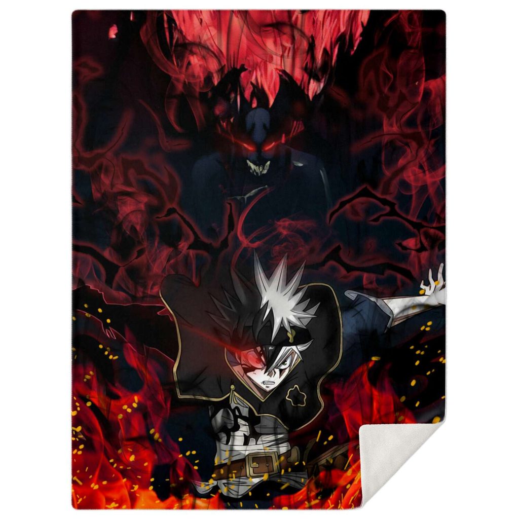 Black Clover Microfleece Blanket #08 M Premium - Aop