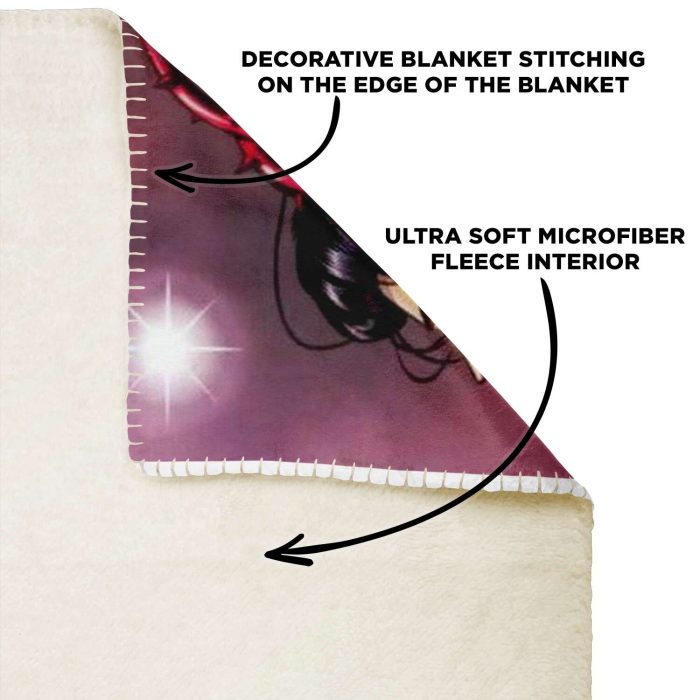 Jjba Microfleece Blanket #08 Premium Blanket - Aop
