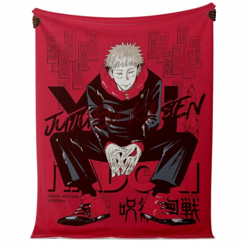 Jujutsu Kaisen Microfleece Blanket #04 Premium Microfleece - Aop