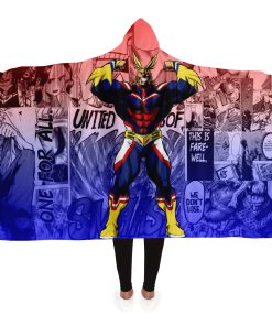 My Hero Academia All Might Story Hooded Blanket Adult / Premium Sherpa - Aop