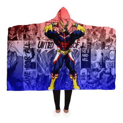 My Hero Academia All Might Story Hooded Blanket Adult / Premium Sherpa - Aop
