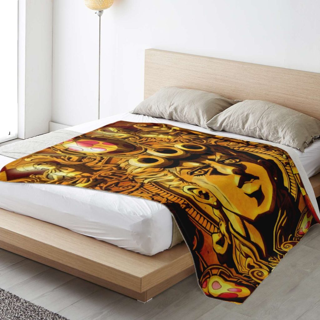 Jjba Microfleece Blanket #04 Premium Blanket - Aop