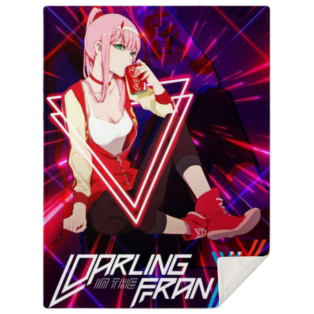 Darling In The Franxx Microfleece Blanket #10 M Premium - Aop