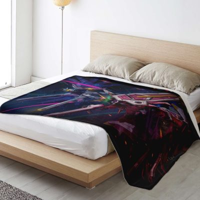 53208dcb7b98320cf4a932e709a89a3c blanket vertical lifestyle bedextralarge - Anime Blanket Store